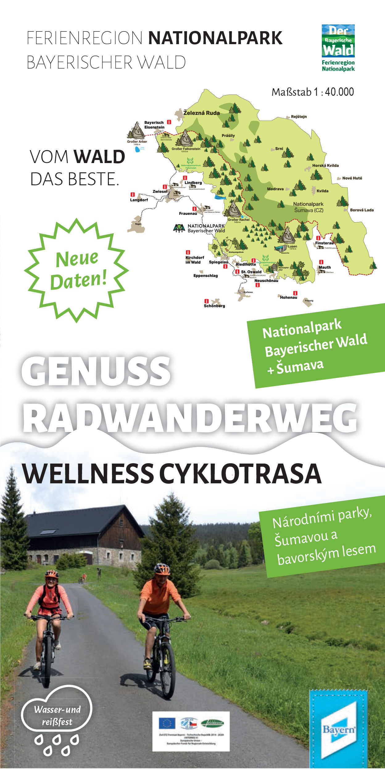 Radwege im Nationalpark Bayerischer Wald - Nationalparkradweg - Nationalparke Bayerischer Wald und Sumava