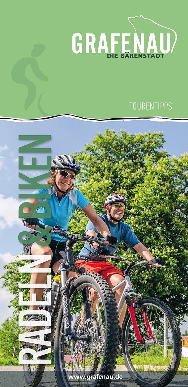Radbooklet Grafenau - Radkarte Grafenau mit 9 Tourentipps für Gravelbiker, Familienradtouren, leichte Mountainbikestrecken, Hike & Bike Touren zum Lusen, Panormatour zum Binstand und mehr